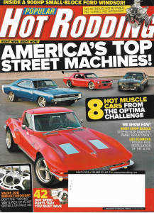 POPULAR HOT RODDING 2012 MAR - TOP STREET MACHINES, 900hp WINDSOR, HOT VALVE JOB